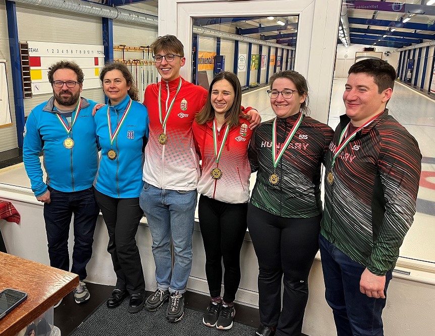 Hatalmas siker a curling vegyespáros országos bajnokságon!