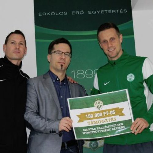 Ünnepélyes Fradi-licit átadás