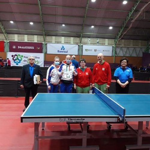 Asztalitenisz: Fekete/Budavári vegyespáros 5. helyen végeztek